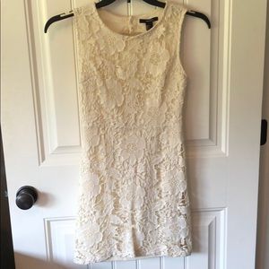 Cream Lace Dress